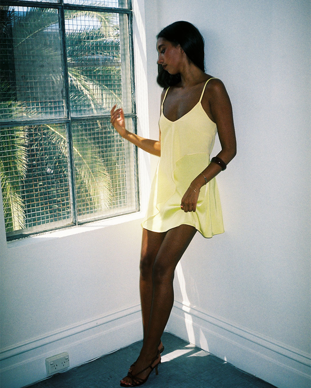 Aria Mini Dress | Lemon