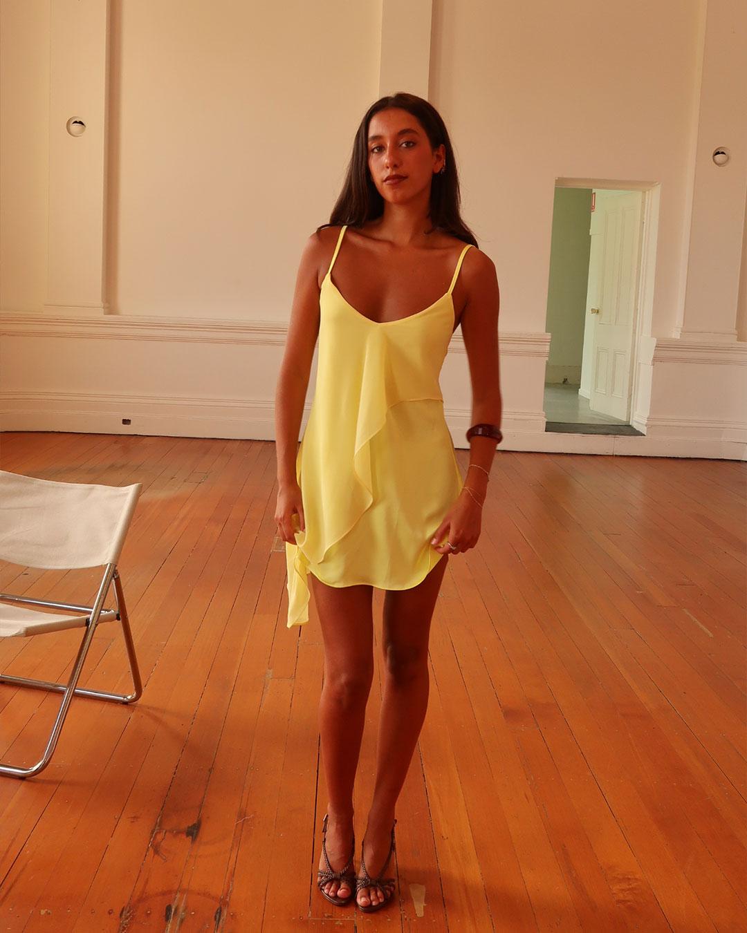 Aria Mini Dress | Lemon