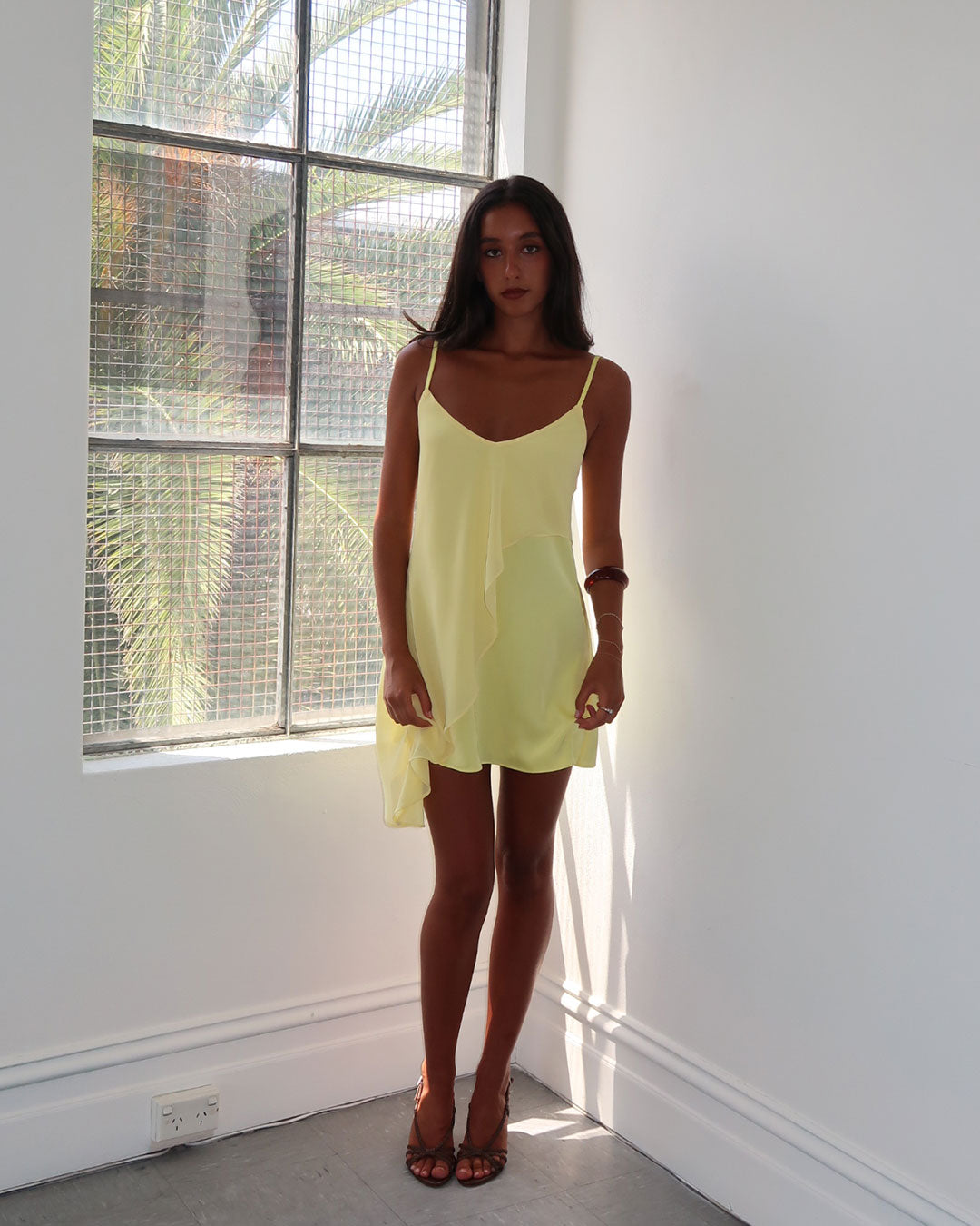 Aria Mini Dress | Lemon