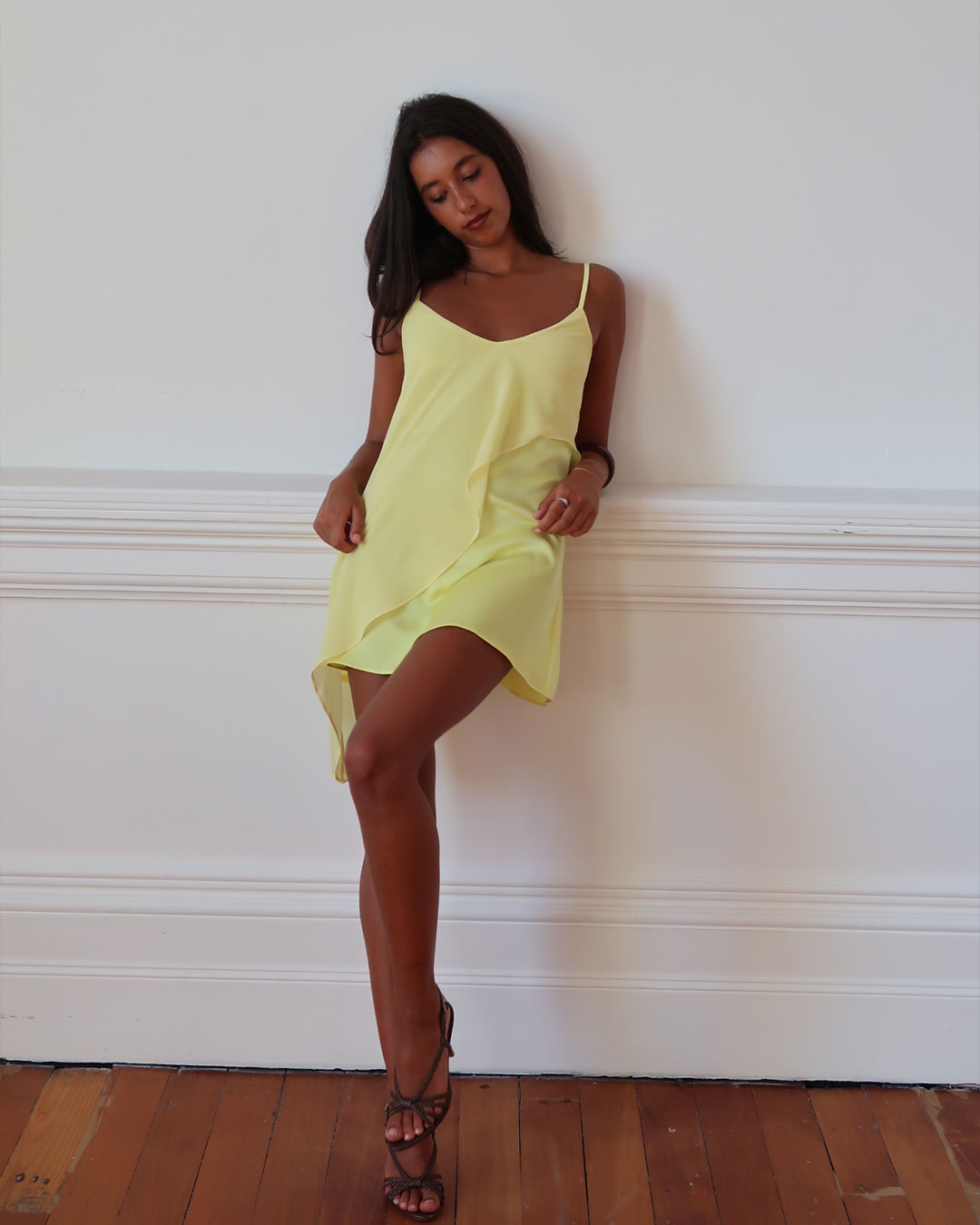 Aria Mini Dress | Lemon