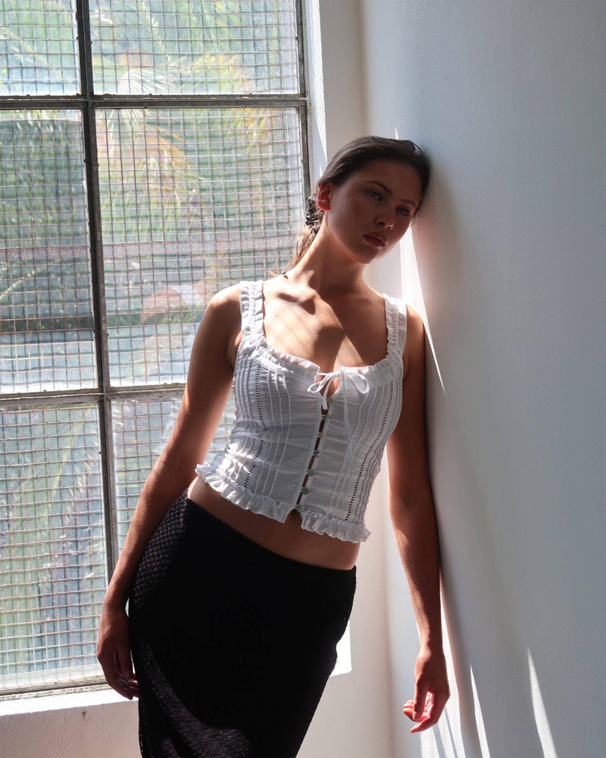 Eliza Top | Bianco – VDM THE LABEL